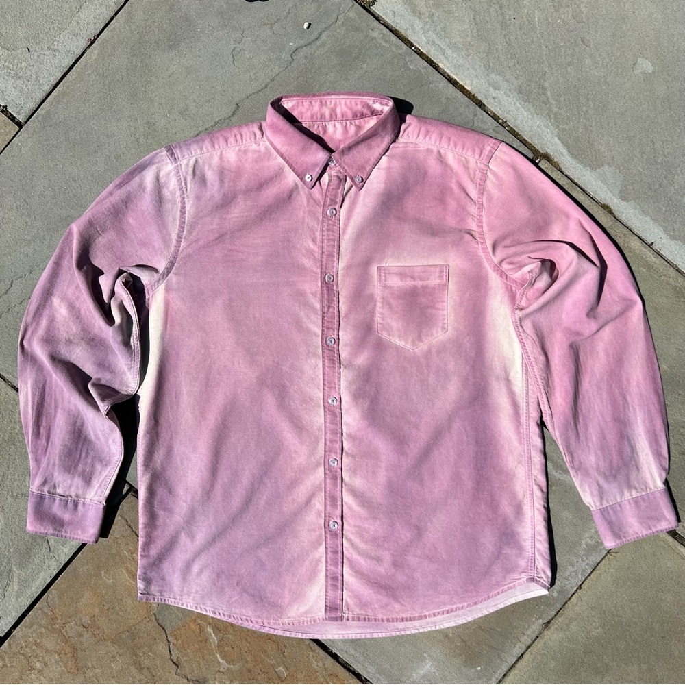 Overdyed Upcycled Y2K Button Down Shirt